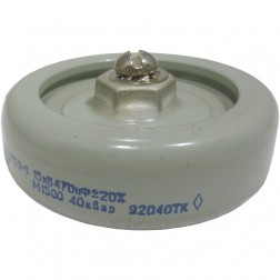 470-15 Radio Komp Doorknob Capacitor 470pf 15kv 20% (NOS)