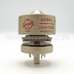 4X150A Eimac JAN-7034 Radial Beam Power Tetrode Transmitting Tube (Pull)