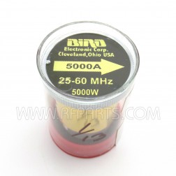 5000A Bird Wattmeter Element 25-60 MHz 5000 Watts