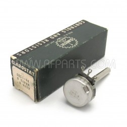 53C1-1000-S Clarostat 1000 Ohm 2W Linear Potentiometer 1/4 inch X 1 1/2 inch shaft (NOS)