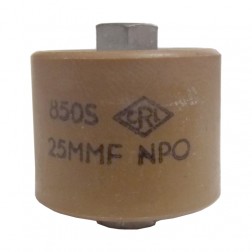 580025-5P Doorknob Capacitor 25pf, 5kv (Pull)