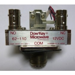 62-110 Dow-Key 12 Volt DC SPDT Coaxial Relay (Pull)