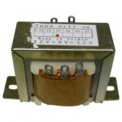 671242  Low voltage transformer, 117VAC/60cps 24vct, 1 amp, (67-1242) CES