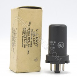 6AC7-CRC RCA RF Amplifier Pentode U.S. Navy (NOS/NIB)