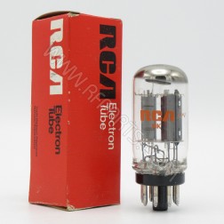 6SN7GTB RCA Medium-Mu Twin Triode with Coin Base and Getter on Top (NOS)