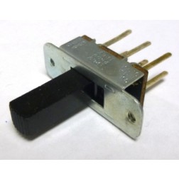 7C017 - 2 Position, DPDT,  Slide Switch with long shaft