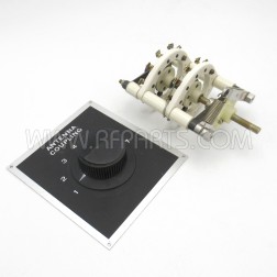 7 Position RSC Ceramic Antenna Coupling Switch with Knob and Panel Face (Pull)