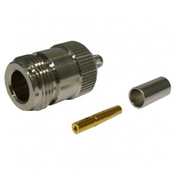 82-5376-RFX Type-N Female Crimp Connector, Straight, (Commercial Version) Amphenol/RF