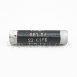 884SP22 Carborundum Fixed Resistor 22 ohm 22 Watts 10% (Pull)