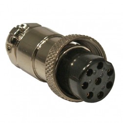 8PINMICPLUG 8 Pin Microphone Plug for Cable End
