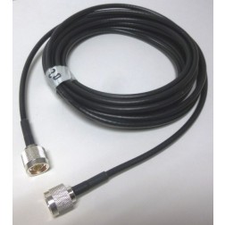 RG8X Cable Assembly, 20' with Type-N Male Connectors (8XNMNM-20)
