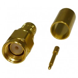 901-10009-RFX Amphenol SMA Male Crimp Connector for Cable Group X