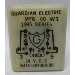 A410-364388-00  Relay, 1365 Series, 24vdc, Guardian