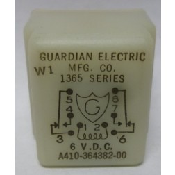 A410-364382-00; Relay, 1365 Series, 6vdc, Guardian