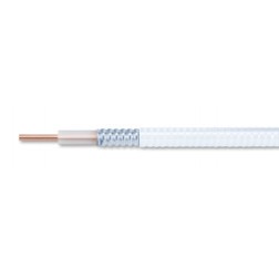 AL4RPV-50A Plenum Rated 1/2" Heliax Aluminum Coaxial Cable, White Jacket, Andrew
