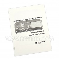 Operation and Maintenance Manual for the Swan Mark II Linear Amplifier