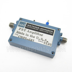 CR21-631 Watkins-Johnson Low Noise Fet Amplifier SMA Female (NOS)
