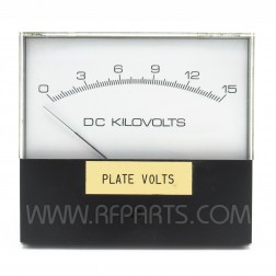 217-01 Crompton Instruments Panel Meter 0-15 DC Kilovolts (Pull)