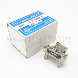 CX-540D-26.5 Tohtsu Coaxial Relay SPDT 3 BNC Female (NOS)