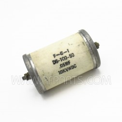 D6-100-50 FCI Ceramic Oil-filled Capacitor .05MF 10kvdcw (Pull)