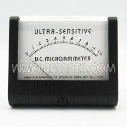 Ultra-Sensitive RCA 0-1 Panel Meter for Type WV-84A D.C. Microammeter (Pull)