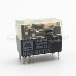 HB2-DC12v Aromat AW622108 8-Pin Power Relay (NOS)
