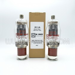 811A RF Parts Company (SELECT) Transmitter Tube, Matched Set of Two (2)