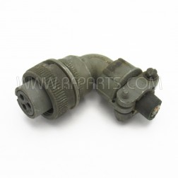 MS3108E14S-5P Cannon CA Threaded Right-Angle Commercial Connector (Pull)