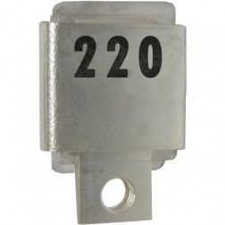 J101-220 FW Metal Cased Mica Capacitor Case A 220pf 350v (NOS)