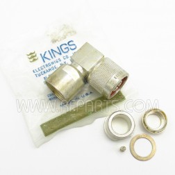 KN-59-54 Kings Right Angle Type-N Male Connector (NOS)