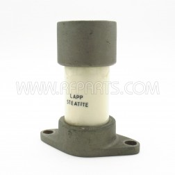 4 Inch Lapp Steatite Ceramic Stand-Off with Metal Base and Cap (Pull)