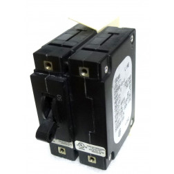 LEL11-29586-6-V Airpax Circuit Breaker Dual AC 50a (NOS)