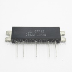 M67785 Mitsubishi RF Power Module 184-200MHz 9.6v 5W 