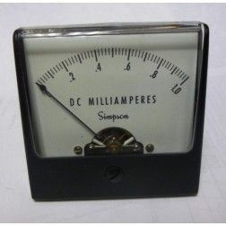 1227-MA1 Simpson Meter Movement 0-1ma DC (NOS)