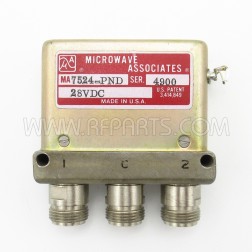 MA7524-PND Microwave Associates SPDT Type-N Coaxial Switch 28VDC (Pull)