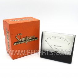 Simpson Model 1257 AC Milliamp Meter 250 MA for sale online 