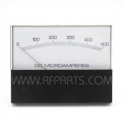 140500-001 Modutec DC Microamperes Panel Meter 0-500 (NOS)