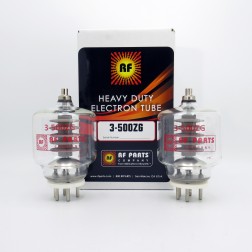 3-500ZG/3-500Z RF Parts Company Transmitting Tube, One Year Warranty Matched Pair (2)