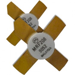 MRF208 Motorola NPN Silicon RF Power Transistor 12.5V 220 MHz 10W Matched Pair (2) (NOS)