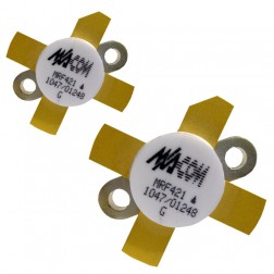 MRF421 M/A-COM NPN Silicon Power Transistor 100 W (PEP) 30 MHz 12 V Matched Quad (4) (NOS)