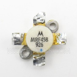 MRF458 Motorola NPN Silicon Power Transistor 80W 12.5V 30 MHz (Pull)