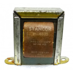 P-6375 Low voltage transformer, 115/230VAC, 12v, 1 amp, Stancor