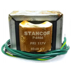 P-6466 Stancor Low Voltage Transformer 117VAC 6.3v C.T. 3 Amp (NOS)