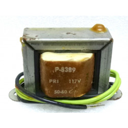 P-8389 Low voltage transformer, 117VAC, 6.3v, 1 amp, Stancor