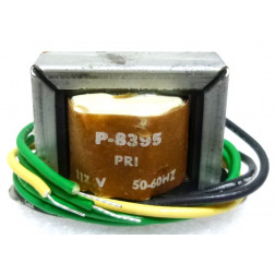 P-8395 Low voltage transformer, 117VAC, 24v C.T., 0.2 amp, Stancor
