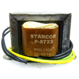 P-8723 Low voltage transformer, 230VAC, 24v C.T., 0.7 amp, Stancor