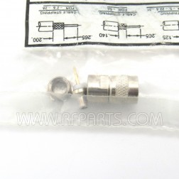 PL50-3 Trompeter Wrench Crimp TPS Plug 50 Ohm for RG223 Cable (NOS)