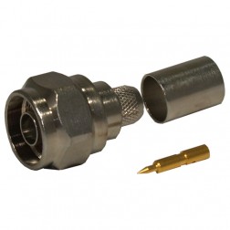 R161075040 Type-N Male Crimp Connector, Cable Group I, Radiall