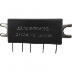 RA03M3540MD Mitsubishi RF Power Module 350-400 MHz 3 Watt 7.2V (NOS)