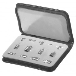 RFA4027 Technicians SMA Adapter Kit, 13 Pieces in Carrying Case,